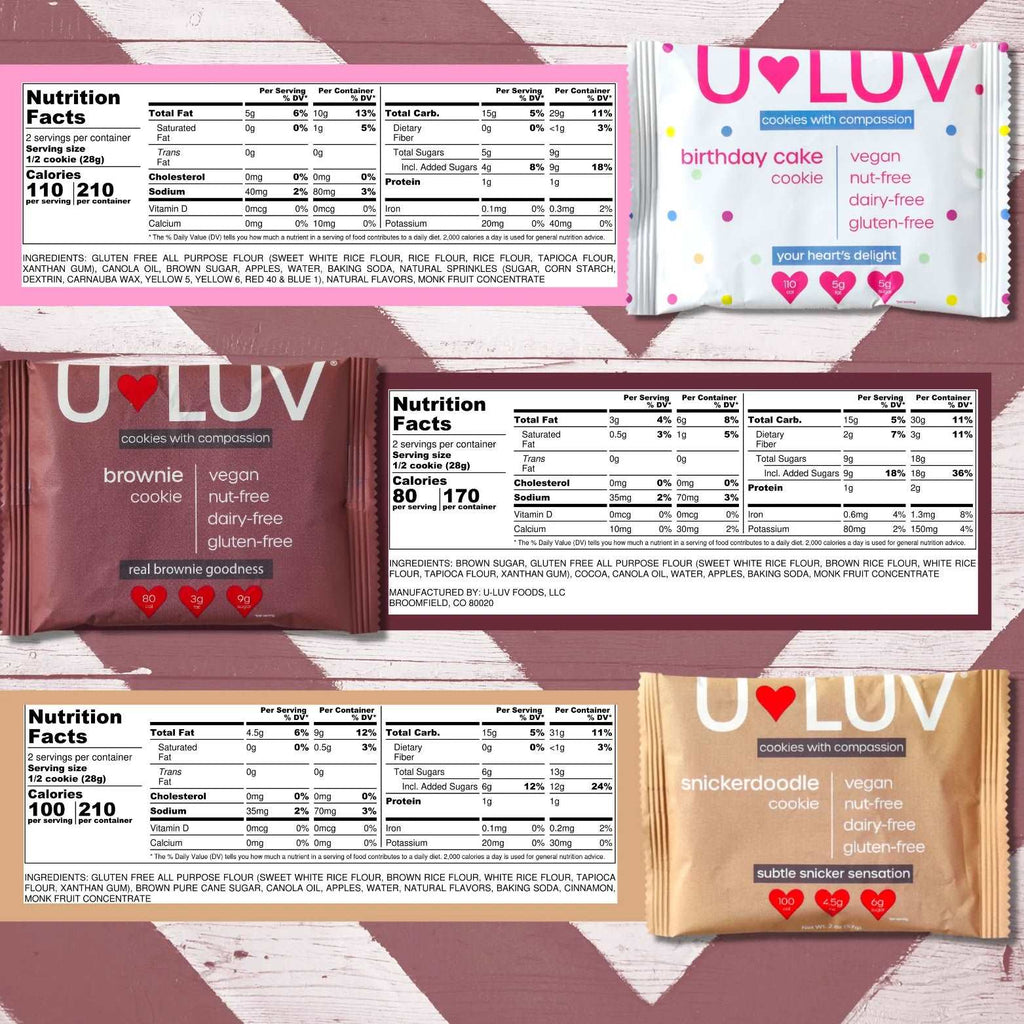 BROWNIE COOKIES | 72 SINGLES | RETAIL - U-LUV Foods