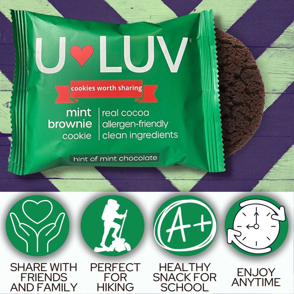 MINT BROWNIE COOKIES | 100 SINGLES - U-LUV Foods