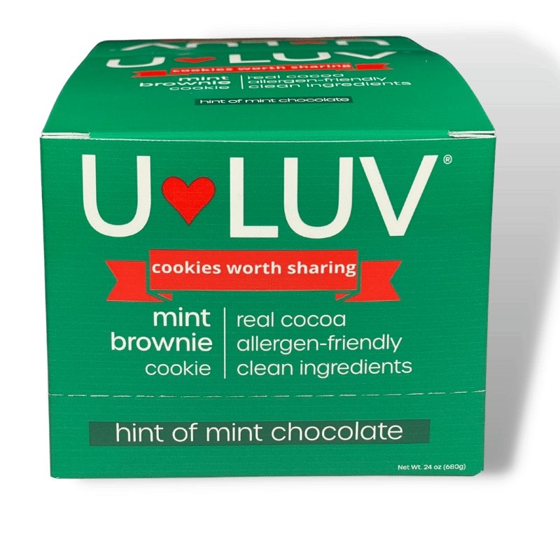 MINT BROWNIE COOKIES | 72 SINGLES | RETAIL - U-LUV Foods