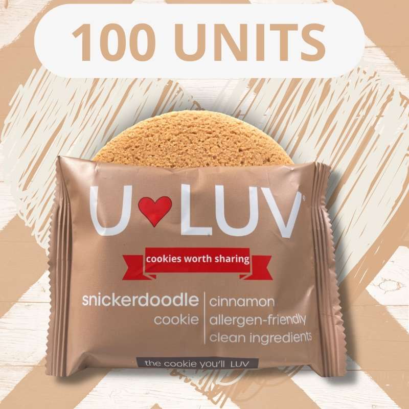 SNICKERDOODLE COOKIES | 100 SINGLES - U-LUV Foods